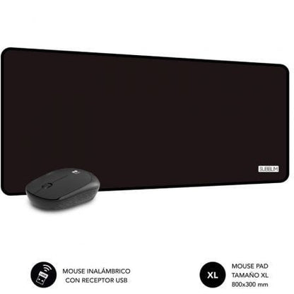 SUBBLIM SUBMP-03HP001 alfombrilla para ratón Negro_0