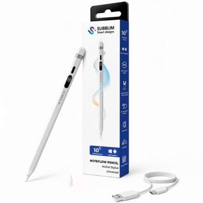 Lápiz Electrónico Subblim NoteFlow Pen para Android y Windows/ Blanco_0