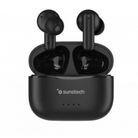 Auriculares Bluetooth Sunstech WAVEPODSBK con estuche de carga/ Autonomía 4.5h/ Negros_0