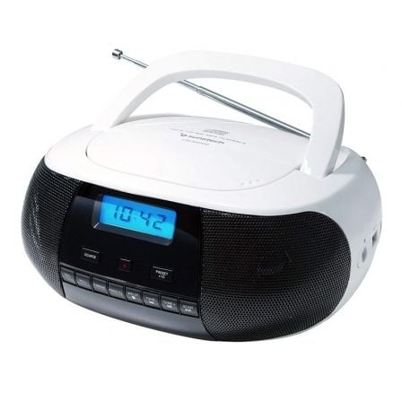 Radio CD Sunstech CRUSM400WT/ Blanca_0