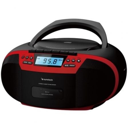 Radio CD Sunstech CXUM54BTRD/ Rojo_0