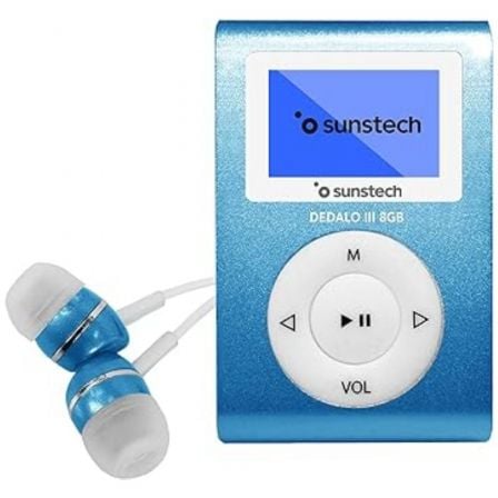 Reproductor MP3 Sunstech Dedalo III/ 8GB/ Radio FM/ Azul_0