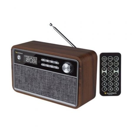 Radio Vintage Sunstech RPBT500/ Madera_0