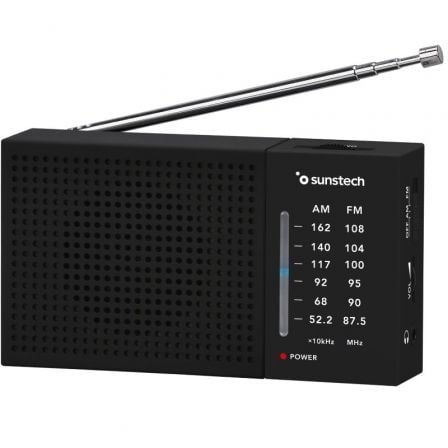 Radio Portátil Sunstech RPS412/ a Pilas/ Negra_0