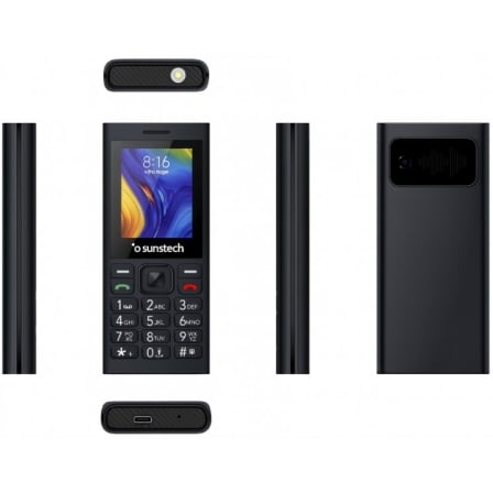 Teléfono Móvil Sunstech CEL5/ Negro_0