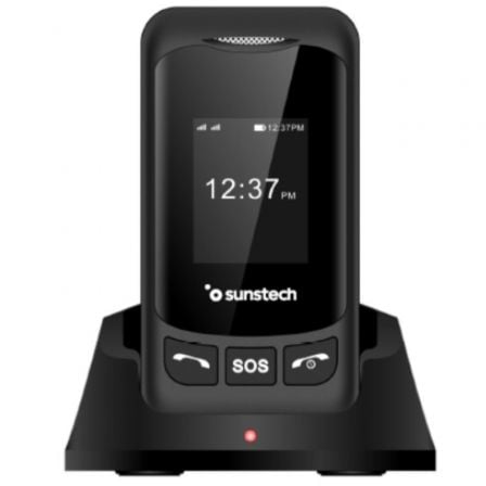 Teléfono Móvil Sunstech CELT26 para Personas Mayores/ Negro_0