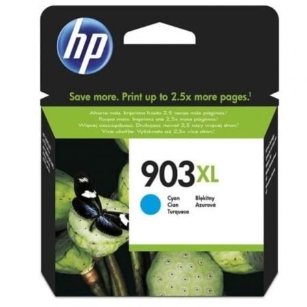 Cartucho de Tinta Original HP nº903 XL Alta Capacidad/ Cian_0