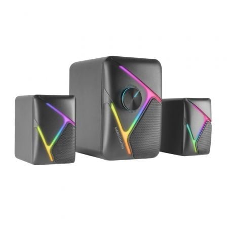 Altavoces Mars Gaming MS-H21 / 35W / 2.1 / Preto