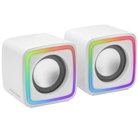 Altifalantes Mars Gaming MSCUBE / 8W / 2.0 / Brancos