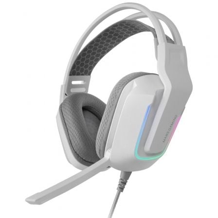 Auriculares Gaming con Micrófono Mars Gaming MH-Strike/ Jack 3.5/ USB/ Blancos_0