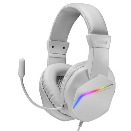 Auriculares Gaming con Micrófono Mars Gaming MH122/ Jack 3.5/ Blancos_0
