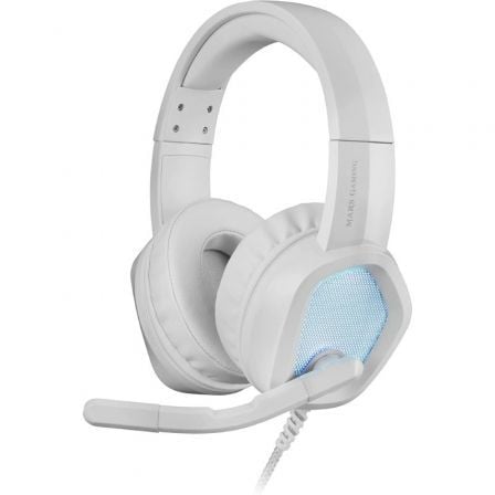 Auriculares Gaming con Micrófono Mars Gaming MH320/ Jack 3.5/ Blancos_0