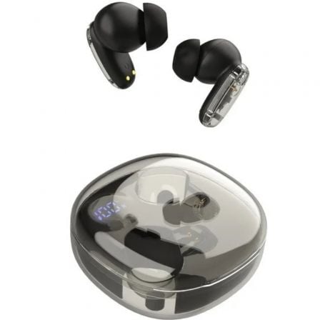 Auriculares Bluetooth Mars Gaming MHIB2 con estuche de carga/ Autonomía 7h/ Negros_0