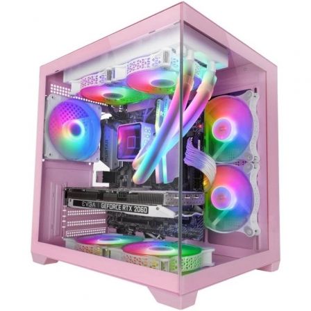 Caja Gaming Minitorre Mars Gaming MC-VIEW2/ Rosa_0