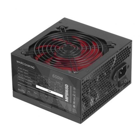 Fuente de Alimentación Mars Gaming MPIII650/ 650W/ Ventilador 12cm_0
