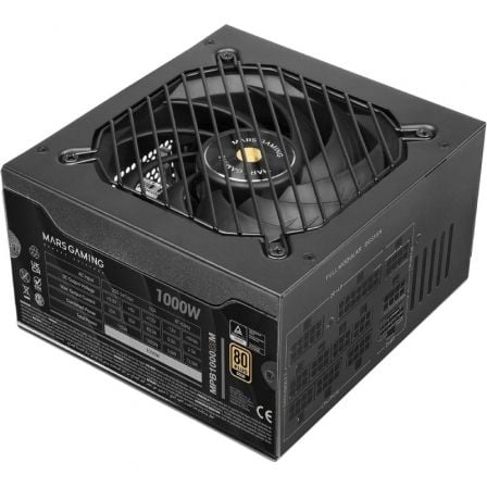 Fuente de Alimentación Mars Gaming MPB1000SIM/ 1000W/ Ventilador 14cm/ 80 Plus Gold_0