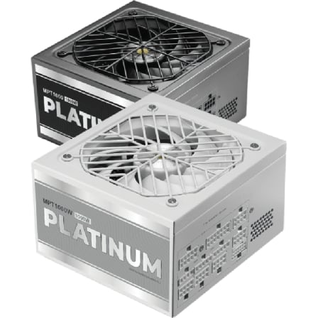 Fuente de Alimentación Mars Gaming MPT1000/ 1000W/ Ventilador 14cm/ ATX 3.1/ PCIe 5.1/ 80 Plus Platinum/ Blanca_0