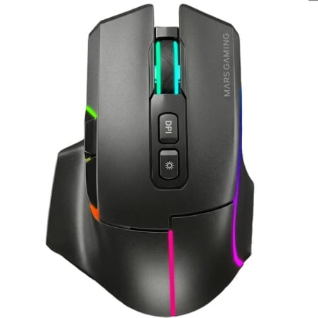 Ratón Inalámbrico Mars Gaming MMW-VECTOR/ Batería Recargable/ Hasta 12000 DPI_0