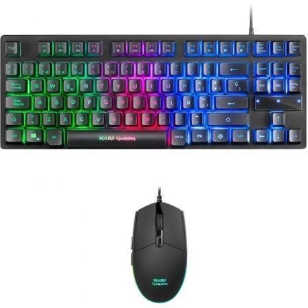 Pack Gaming Mars Gaming MCPTKLES/ Teclado + Ratón Óptico_0