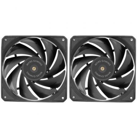 Pack 2 Ventiladores Mars Gaming MF-NCLX2/ 12cm_0