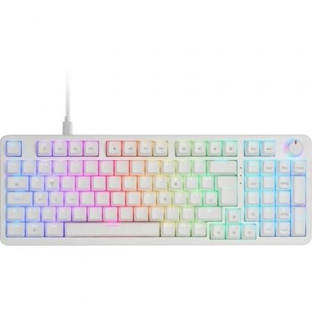 Teclado Gaming Mecánico Mars Gaming MKPROBES/ Switch Azul/ Blanco_0