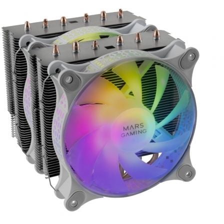 Ventilador con Disipador Mars Gaming MCPU-XTW/ 12cm/ Blanco_0