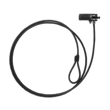 Cable de Seguridad para Portátiles TooQ TQCLKC0015-G/ 1.5m_0