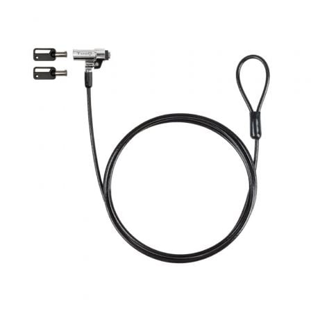 Cable de Seguridad Tipo NANO para Portátiles TooQ TQCLKC0045-G/ 1.5m_0