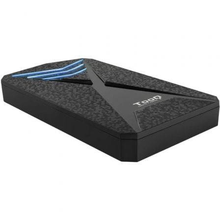 Caja Externa Gaming para Disco Duro de 2.5" TooQ TQE-2550BL/ USB 3.1/ Sin tornillos_0