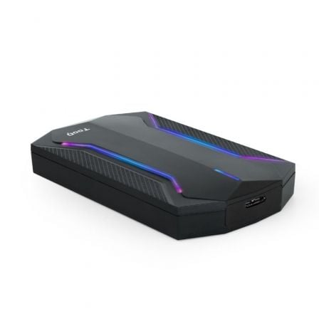 TooQ TQE-2599RGB caja para disco duro externo Carcasa de disco duro/SSD Negro 2.5"_0