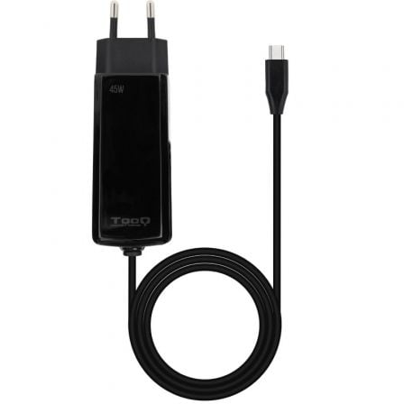 Cargador de Portátil GaN TooQ TQLC-USBCGAN100PD-C USB Tipo-C/ 45W/ Automático/ Voltaje 5-20V_0
