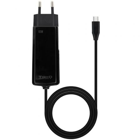 Cargador de Portátil GaN TooQ TQLC-USBCGAN65PD-C USB Tipo-C/ 65W/ Automático/ Voltaje 5-20V_1