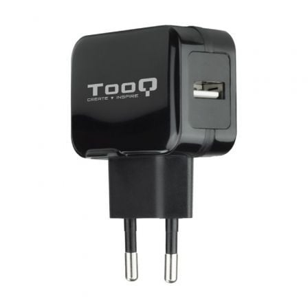 Cargador de Pared TooQ TQWC-1S01/ 1xUSB/ 12W/ Negro_0