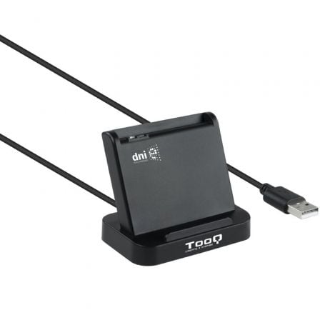 Lector de DNI TooQ TQR-220B/ USB 2.0/ Negro_0