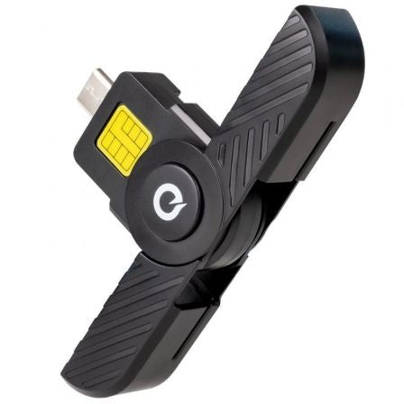 Lector de DNI y Tarjetas TooQ TQR-3011B/ USB Tipo-C/ Negro_0