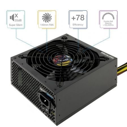 Fuente de Alimentación TooQ TQAPOLO-650SP/ 650W/ Ventilador 14cm_0