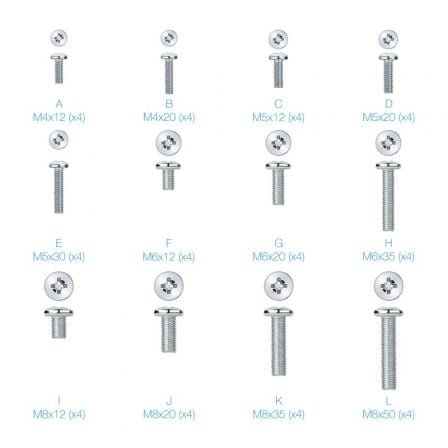 Kit de Montaje Universal TooQ SSK4820 para pantallas con Tornillería_0