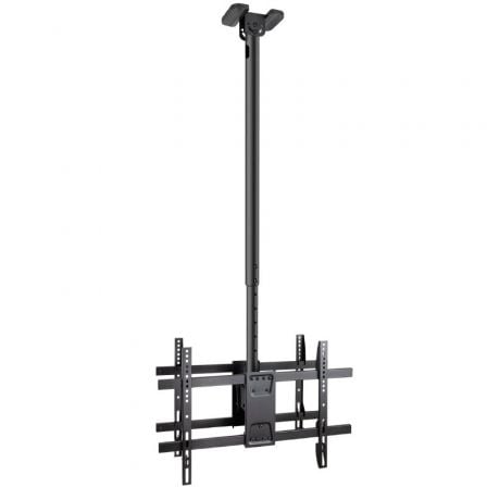 Soporte de Techo Giratorio/ Inclinable/ Nivelable TooQ LPCE2286TSLI-XL-B para 2 TV de 43-86"/ hasta 100kg_0