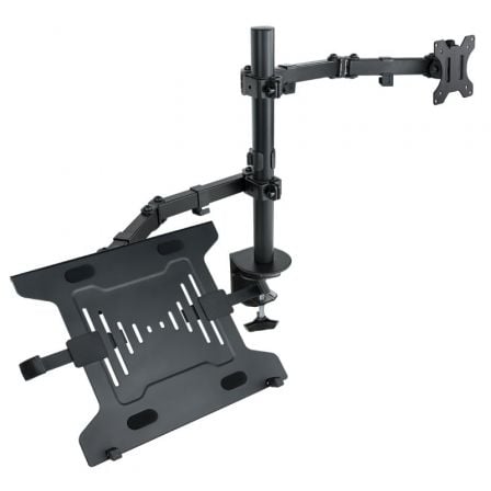Soporte de Mesa Orientable/ Inclinable Tooq DB1200TN-B para TV y Portátil de 13-32"_0
