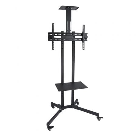 Soporte de Suelo Inclinable/ Ajustable TooQ FS1470M-B para TV de 37-70"/ hasta 50kg_0