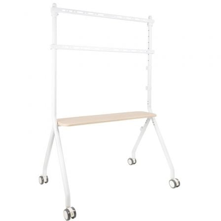 Soporte de Suelo con Ruedas TooQ iLOVE FS20207M-W para TV de 49-80"/ hasta 50kg_0