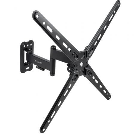 Soporte de Pared Extensible/ Giratorio/ Inclinable TooQ LP1356TN-B para TV de 13-55"/ hasta 25kg_0