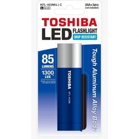Linterna Toshiba KFL-403M/ 85 Lúmenes/ 3 pilas *AAA/ Azul_0