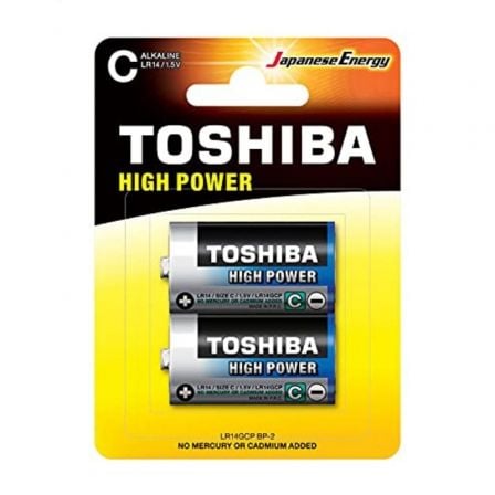 Pack de 2 Pilas C 2 Toshiba LR14/ 1.5V/ Alcalinas_0