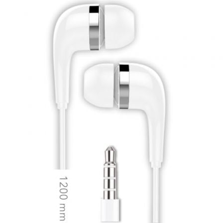 Auriculares Intrauditivos Tech One TEC2905/ con Micrófono/ Jack 3.5/ Blancos_0