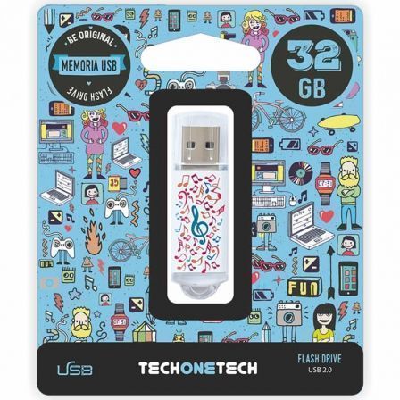 Pendrive 32GB Tech One Tech Music Dream USB 2.0_0