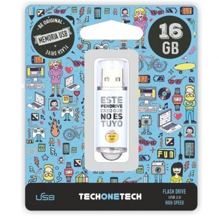 Pendrive 16GB Tech One Tech No Es Tuyo USB 2.0_0