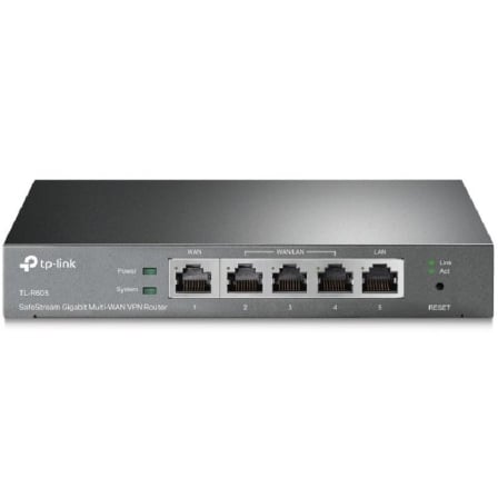 Router VPN SafeStream Gigabit TP-Link Omada TL-R605/ 5 Puertos Multi-WAN_0