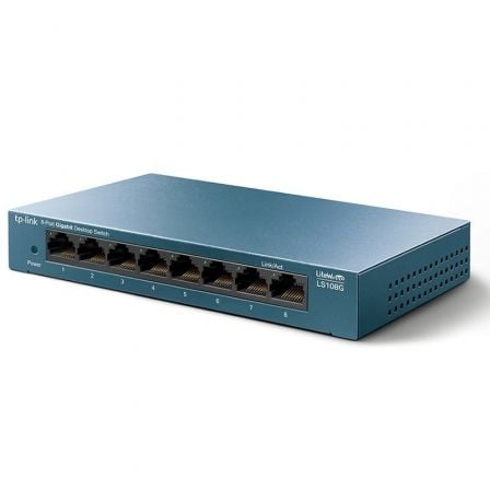 TP-Link LS108G No administrado Gigabit Ethernet (10/100/1000) Azul_0