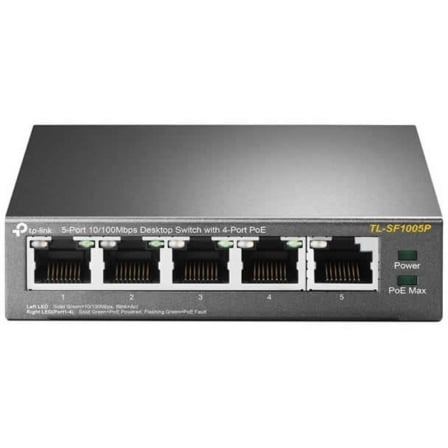 Switch TP-Link TL-SF1005P 5 Puertos/ RJ-45 10/100 PoE_0